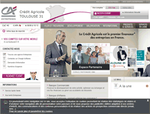 Tablet Screenshot of entreprises.ca-toulouse31.fr